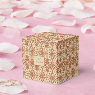 Terracotta Vintag Boho Gastgeschenk Hochzeit Box Geschenkschachtel