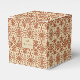 Terracotta Vintag Boho Gastgeschenk Hochzeit Box Geschenkschachtel