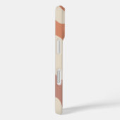 Terracotta Warm Bio geformt Personalisierter Name Case-Mate iPhone Hülle (Rückseite / Rechts)