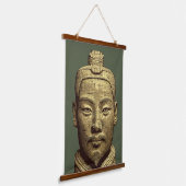 Terracotta Warrio - Alte Gold Kunst Wandteppich Mit Holzrahmen (Gewinkelt)