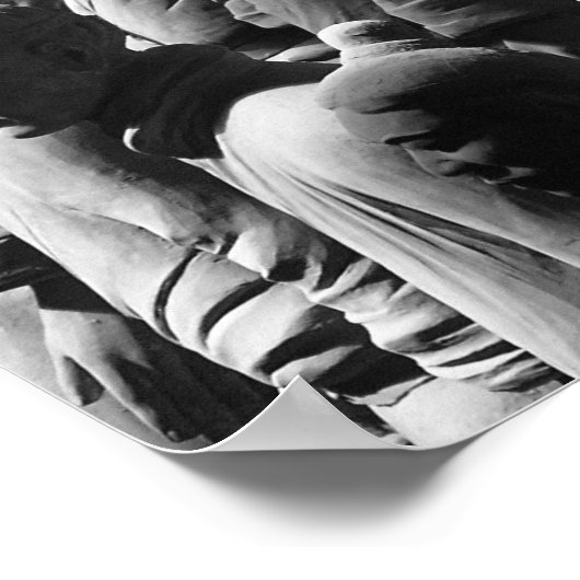 Terracotta Warriors Xian China Fotografie Foto Poster (Ecke)