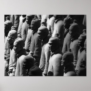 Terracotta Warriors Xian China Fotografie Foto Poster