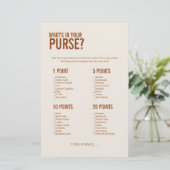 Terracotta Was steckt in deinem Brautparty? (Stehend Vorderseite)