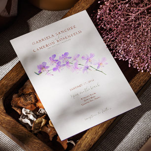 Terracotta Watercolor Boho Einladung