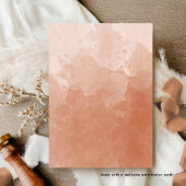 Terracotta Watercolor Einladung