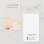 Terracotta Watercolor Osterdarstellung Visitenkarte (Vorne/Hinten)