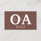 Terracotta Wax Specialist QR Code Visitenkarte (Vorderseite)