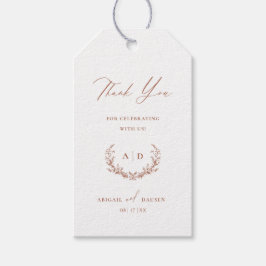 Terracotta Wedding Day Vielen Dank für Ihr Interes Geschenkanhänger