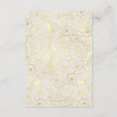 Terracotta Wedding Details QR Code Begleitkarte (Rückseite)