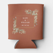 Terracotta Wedding Greenerity Foliage kann kühlen Dosenkühler (Vorderseite)