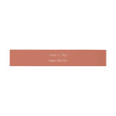 Terracotta Wedding Invasion Bly Band (Flach)