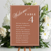 Terracotta Wedding Plan Karten Gästebuch