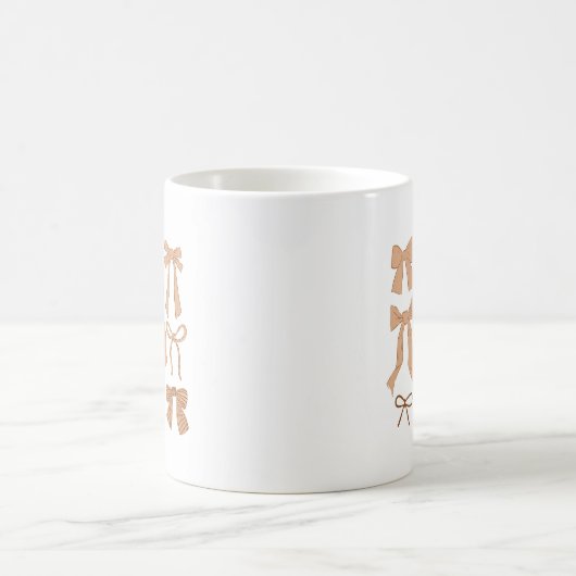 Terracotta Whimsical Bows Kaffeetasse (Mittel)