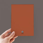 Terracotta & White Modern Typografy Wedding Einladung