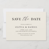 Terracotta Wildblume Blumenbeete Hochzeit Save The Date (Rückseite)