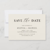 Terracotta Wildblume Blumenbeete Hochzeit Save The Date (Rückseite)