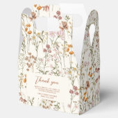 Terracotta Wildblume Boho Baby im Blumengarten Geschenkschachtel (Geöffnet)