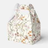 Terracotta Wildblume Boho Baby im Blumengarten Geschenkschachtel (Rückseite)