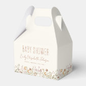 Terracotta Wildblume Boho Kinderdusche im Blut Geschenkschachtel (Vorderseite)