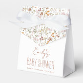 Terracotta Wildblume Boho Kinderdusche im Blut Geschenkschachtel (Vorderseite)