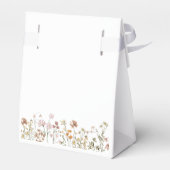 Terracotta Wildblume Boho Kinderdusche im Blut Geschenkschachtel (Rückseite)