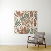 Terracotta Wildblume Boho Rustikale Ekleca Wandteppich (Beispiel)