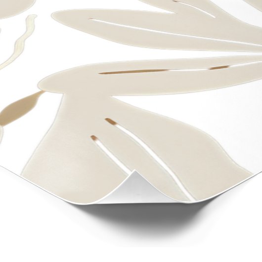 Terracotta Wildblume Boho Rustikale Frische Pasta Poster (Ecke)