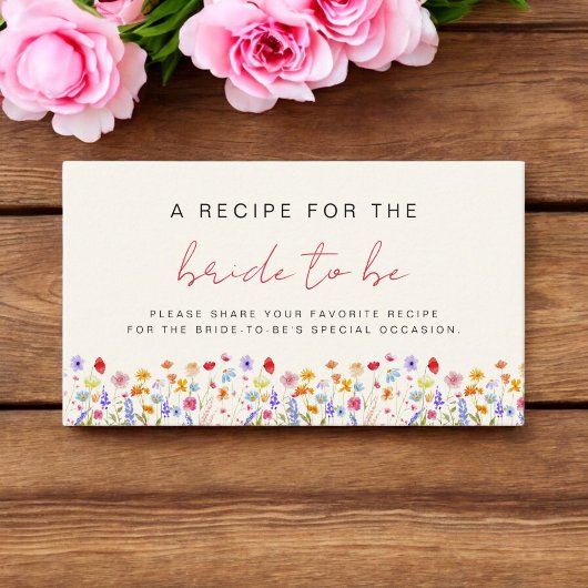 Terracotta Wildblume Brautparty Piazza della Rifor Begleitkarte