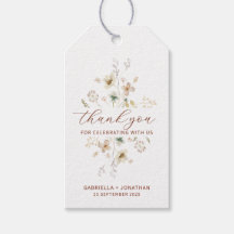 Terracotta Wildblume Gastgeschenk Hochzeit Vielen