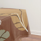 Terracotta Wildblume Rustic Boho Frühlingsdekor Tischdecke (Beispiel)