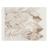 Terracotta Wildblume Rustic Boho Frühlingsdekor Tischdecke (Vorderseite (Horizontal))