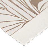 Terracotta Wildblume Rustic Boho Frühlingsdekor Tischdecke (Schrägansicht)