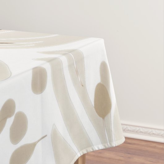 Terracotta Wildblume Rustic Boho Frühlingsdekor Tischdecke (Beispiel)