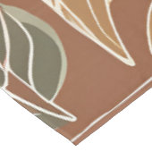 Terracotta Wildblume Rustic Boho Frühlingsdekor Tischdecke (Schrägansicht)