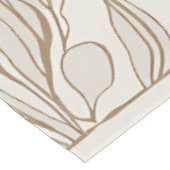 Terracotta Wildblume Rustic Boho Frühlingsdekor Tischdecke (Schrägansicht)