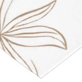 Terracotta Wildblume Rustic Boho Frühlingsdekor Tischdecke (Schrägansicht)