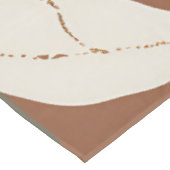 Terracotta Wildblume Rustic Boho Frühlingsdekor Tischdecke (Schrägansicht)