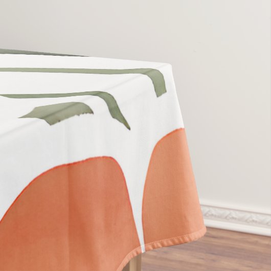 Terracotta Wildblume Rustic Boho Tischdekor Tischdecke (Beispiel)