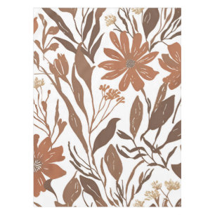 Terracotta Wildblume Rustic Boho Tischdekor Tischdecke