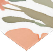 Terracotta Wildblume Rustic Boho Tischdekor Tischdecke (Schrägansicht)