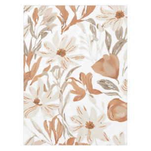 Terracotta Wildblume Rustic Boho Tischdekor Tischdecke