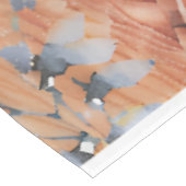 Terracotta Wildblume Rustic Boho Tischdekor Tischdecke (Schrägansicht)