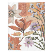 Terracotta Wildblume Rustic Boho Tischdekor Tischdecke (Vorderseite)
