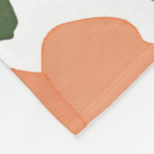 Terracotta-Wildblume Rustic Boho Wire for Spring Fleecedecke (Ecke)