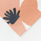 Terracotta-Wildblume Rustic Boho Wire for Spring Fleecedecke (Ecke)