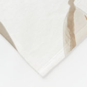 Terracotta-Wildblume Rustic Boho Wire for Spring Fleecedecke (Ecke)