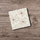 Terracotta Wildblume Rustikale Frühlingszeit Wohng Steinuntersetzer