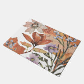 Terracotta Wildblume Rustikale Landschaftsdekorati Fußmatte (Schrägansicht)