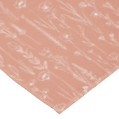 Terracotta Wildflower Baby Shower Tablecloth Tischdecke (Schrägansicht)