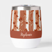 Terracotta Wildflower Monogram Boho (Vorderseite)